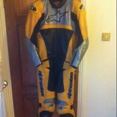 Alpinestars two piece leather suit