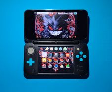 New 2DS XL - Black & Turquoise (Modded)