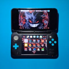 New 2DS XL - Black & Turquoise (Modded)