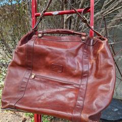Large Vintage Leather Bucket bag