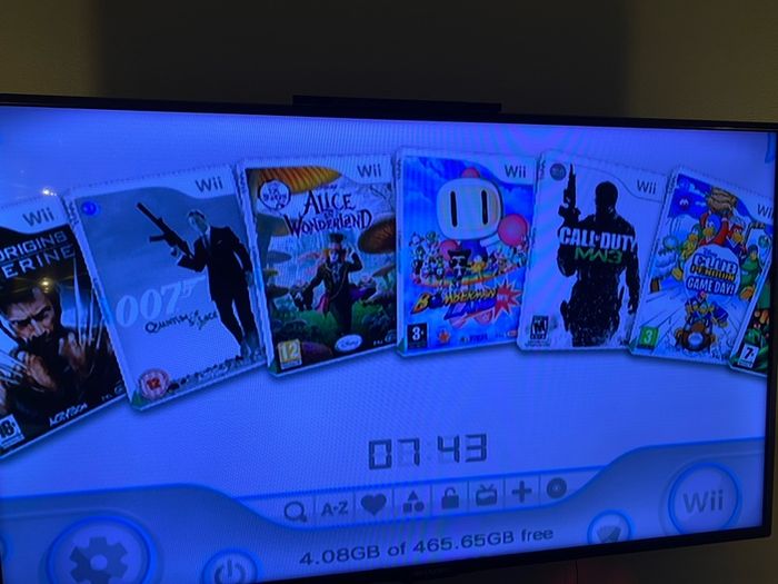 Modded Wii 500gb
