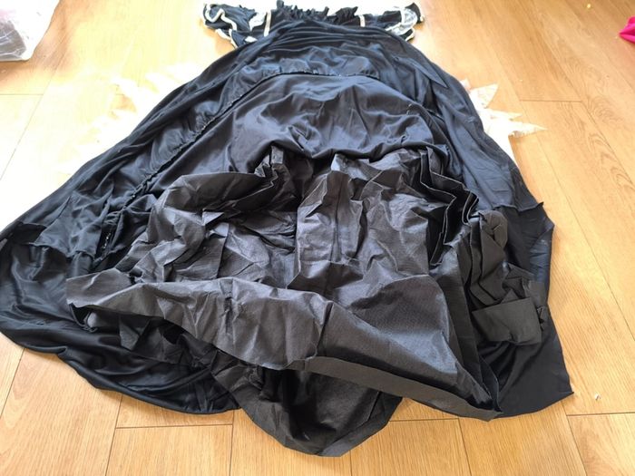 Gothic Maid Halloween Costume Adult Plus Size XXL Black Bride