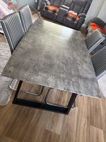 table and chairs