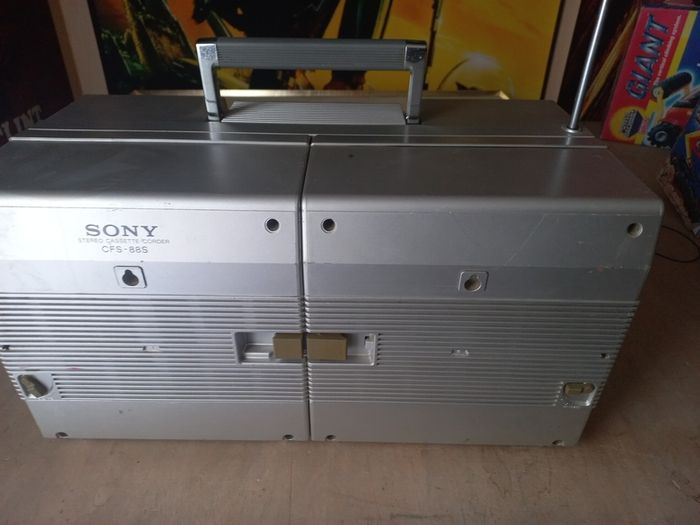 Vintage Sony Boombox Stereo working