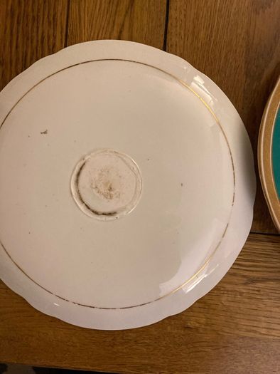 Price drop hand painted  Irish scenes of Ireland vintage  Rare set of Victorian hand painted dessert plates Irish landscape scenes