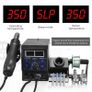 2 in 1 740W hot air gun LCD Digital display welding rework station for cell-phone BGA SMD PCB IC Repair solder iron hairdry Image 5