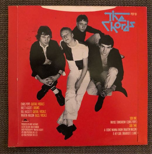 The Chords - Maybe Tomorrow (1979) 7"