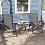 3 Piece Folding Bistro Set Image 4