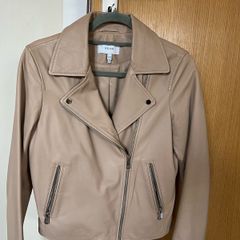 Reiss leather jacket size uk 10 , like a new