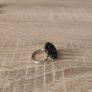 Lava stone jewelry set of necklace, bracelet, earrings and ring Image 5