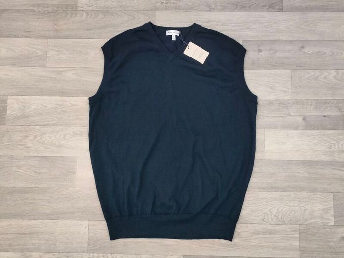 New Peter Millar Merino Wool Vest Sleeveless Jumper Mens Medium