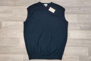 New Peter Millar Merino Wool Vest Sleeveless Jumper Mens Medium