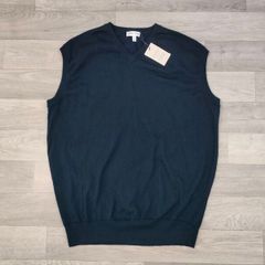 New Peter Millar Merino Wool Vest Sleeveless Jumper Mens Medium