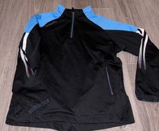 O Neills Blue / Black Half Zip Top
