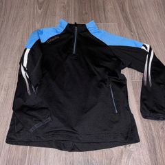 O Neills Blue / Black Half Zip Top