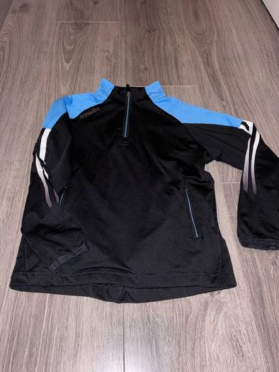 O Neills Blue / Black Half Zip Top