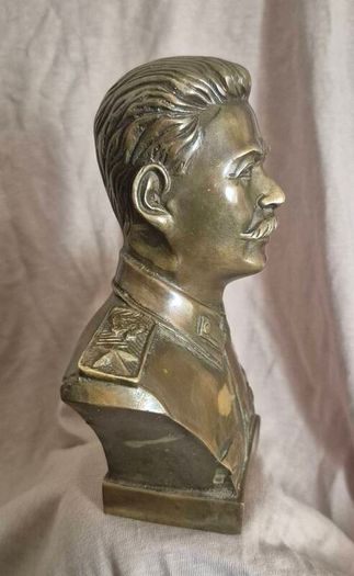 Vintage soviet russian bust of stalin.