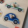 Goki Vehicle Peg puzzle jigsaw Image 3
