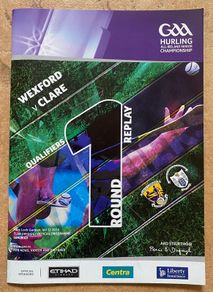 2014 Wexford v Clare - GAA Senior Hurling Round 1 Qualifier Replay Programme