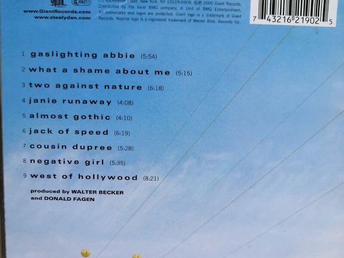 Steely Dan - Two Against Nature CD