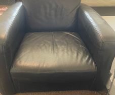Black Leather Armchair