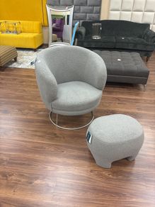 Chair and Footstool