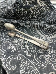 Vintage sugar tongs