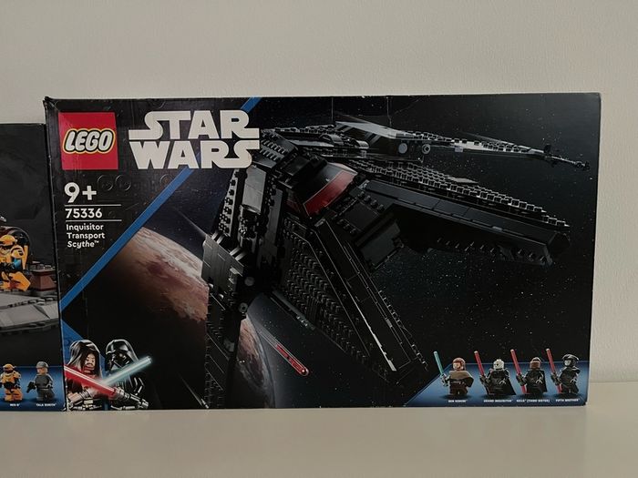 LEGO Star Wars Inquisitor Transport Scythe & Obi Wan Kenobi vs Darth Vader 75336,75334