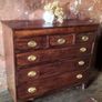 George 111 inlaid mahogany Antique Chest of Drawers Image 2