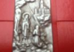 Rare Vintage Silver Religious Medal