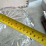 Vintage-Cut Crystal Bowl radial starburst or pinwheel/sunburst,motifs with geometric a serrated/sawtooth rim. Image 7