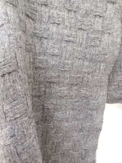 Fraas Large Grey Wool Wrap.