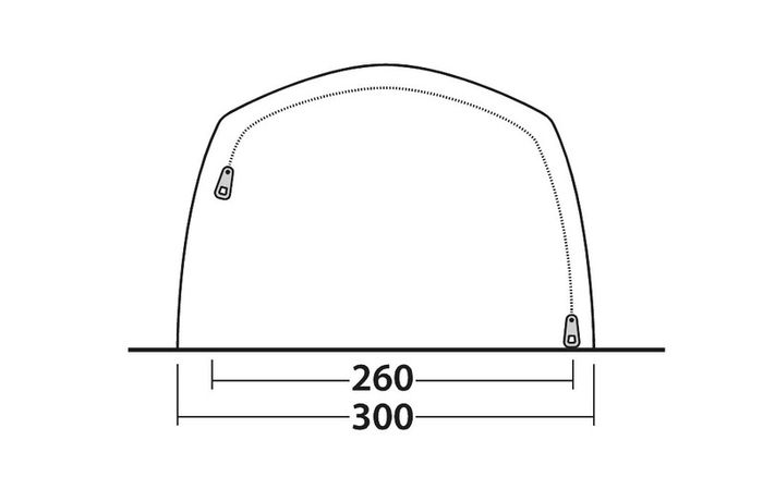 Outwell Utah 5 Family Tent 6000 HH Waterproofing New 2024