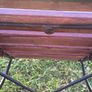 Pair of quality wooden garden chairs Image 6