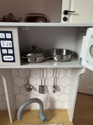 wooden play kitchen