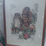 Limited Edition framed 'Tawny Owls' by Elisabeth Luard Image 2