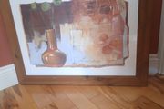 Vintage Earth-Tone Still Life Framed Art Print