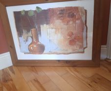 Vintage Earth-Tone Still Life Framed Art Print