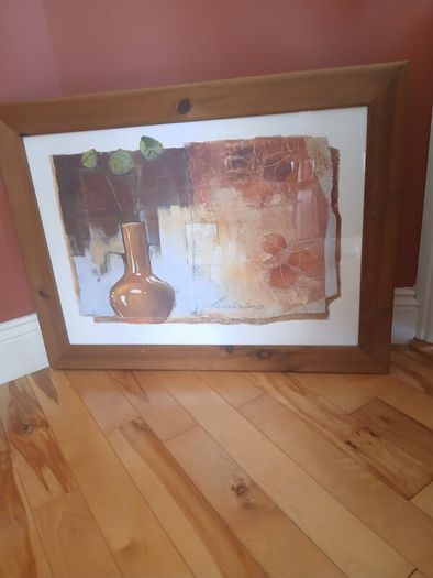 Vintage Earth-Tone Still Life Framed Art Print