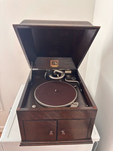 Antique HMV Gramaphone Box