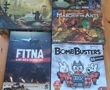 Board Game Bundle Everdell Bomb Busters FITNA March of the Ants