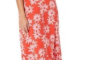 Amazon Brand Find Womans Tie Waist Cotton Dress Red Size S