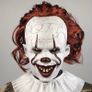 Horror Pennywise Joker Mask Cosplay Scary Creepy Evil Demon Clown Killers Latex Helmet Halloween Carnival Party Costume Props Image 2