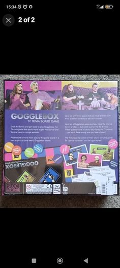 Gogglebox TV Trivia Board Game
