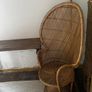 Vintage rattan peacock chair Image 2
