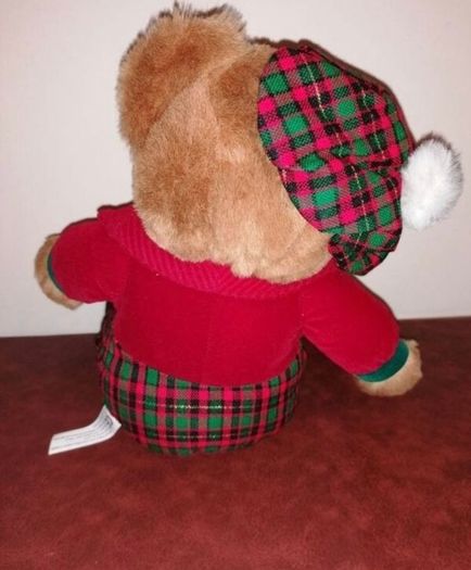 Rare Vintage Tartan Bear 1990