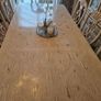limed oak full size 8 seater table and matching unit Image 5