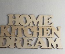 Custom Wooden Felt Cardboard Letters ,Names, Words, Wall Decorations High 6 cm 2,5 inch