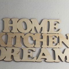 Custom Wooden Felt Cardboard Letters ,Names, Words, Wall Decorations High 6 cm 2,5 inch
