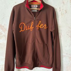 Vintage Duffer of St George Brown zip track jacket Size L
